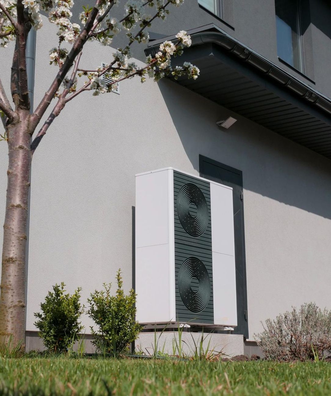 ASHP installed
in residential building