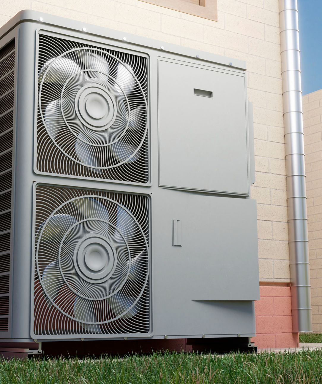 ASHP installed outside a home