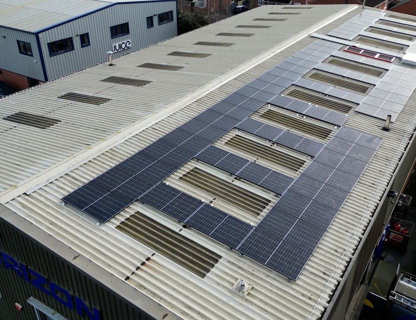 Horizon in Mansfield solar installation